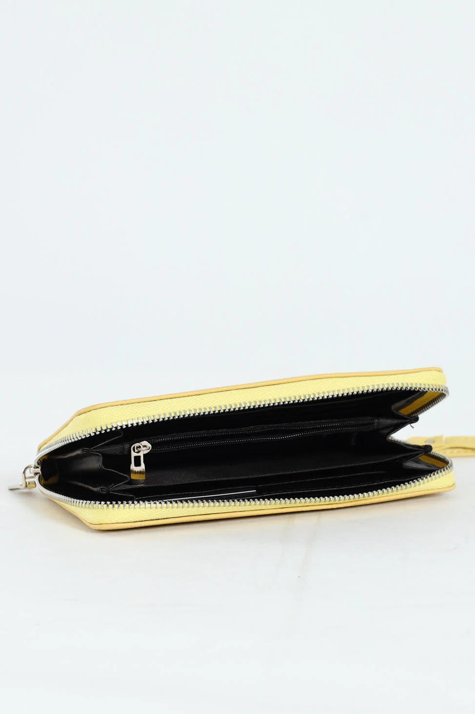 Nikki Pebble Zip Around With Hand Strap - Lemon - Image 2