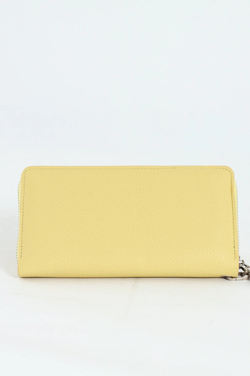 Nikki Pebble Zip Around With Hand Strap - Lemon - Image 4