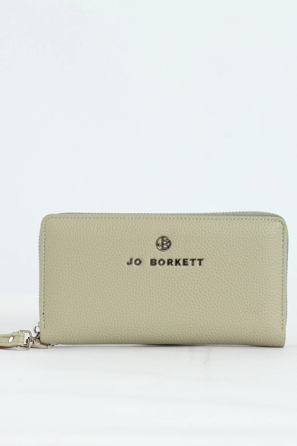 Nikki Pebble Zip Around With Hand Strap - Light Green - Image 3