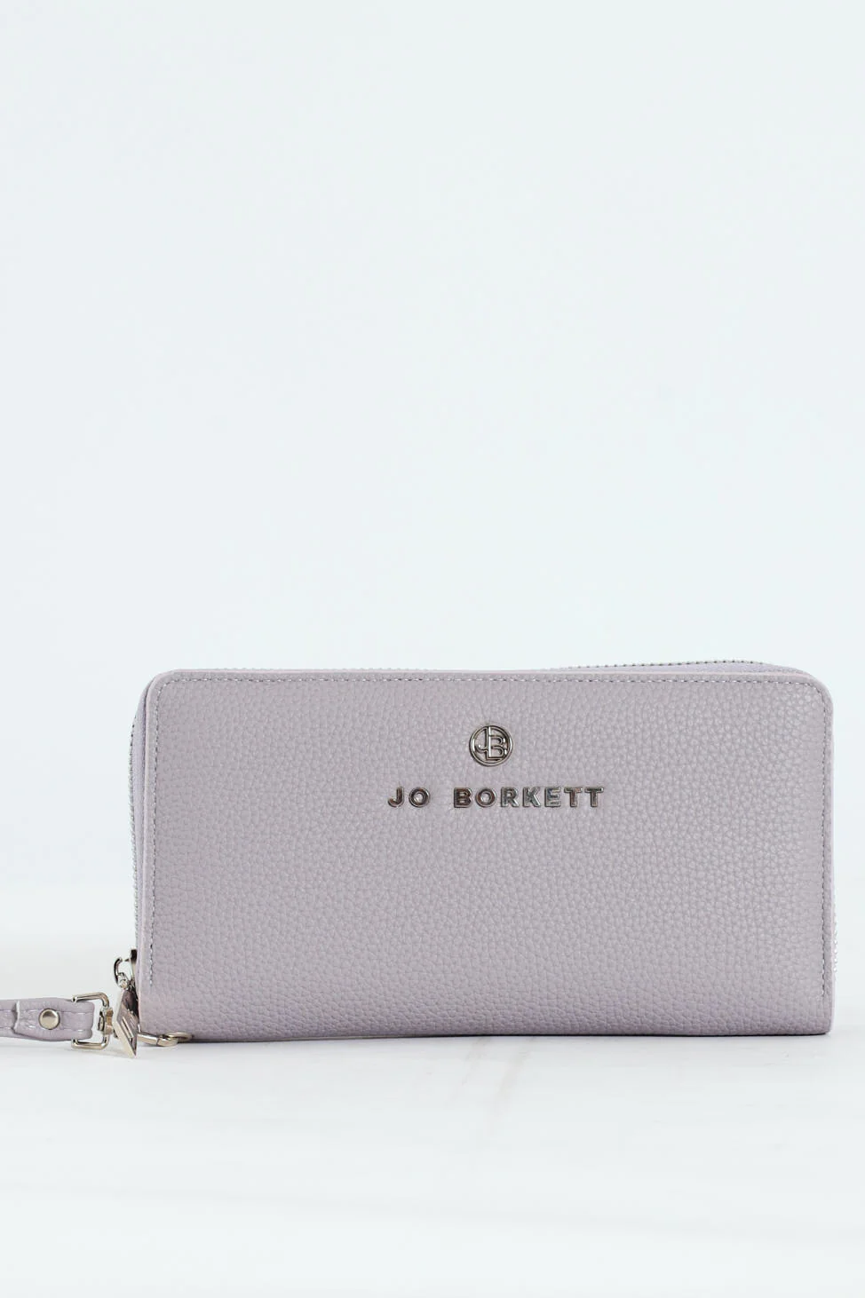Nikki Pebble Zip Around Purse With Hand Strap - Lilac - Image 3