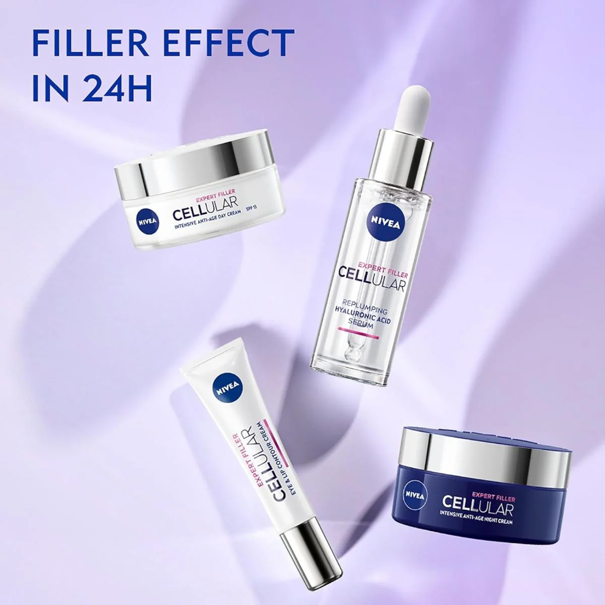 Nivea Cellular Expert Filler Night Cream, Anti-Age Face Cream - Image 9