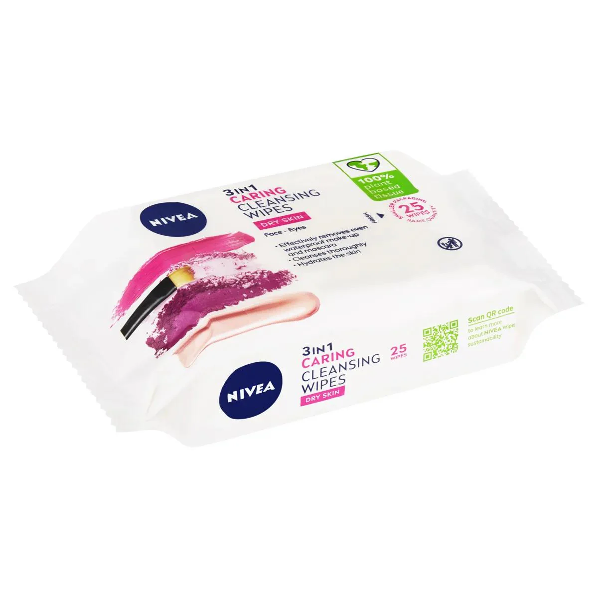 3-in-1 Caring Cleansing Wipes Dry Skin - Image 2