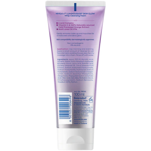 Nivea Face Luminous630 Whip Foam 100Ml - Image 2