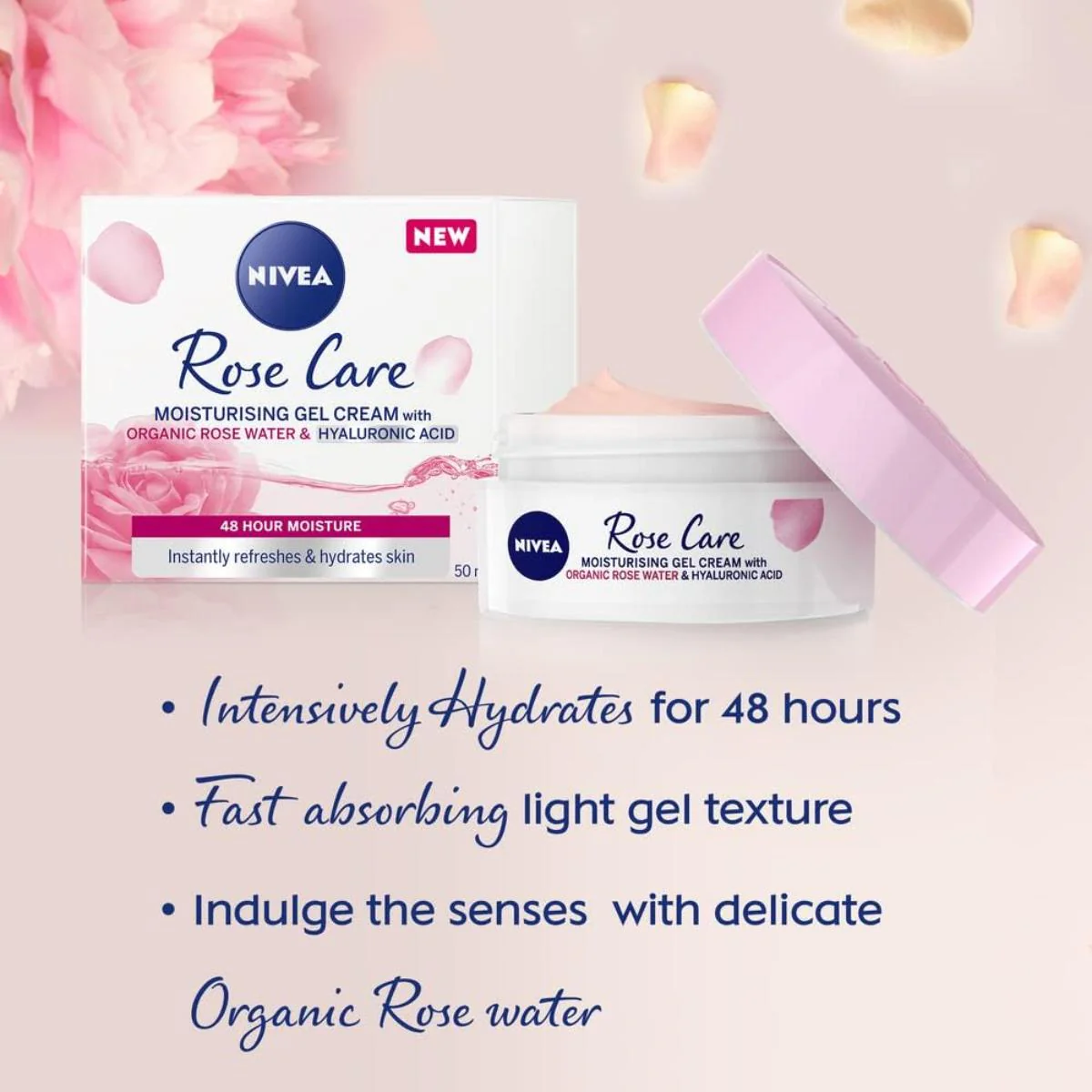 Rose Care Moisurising Gel Cream - Image 3