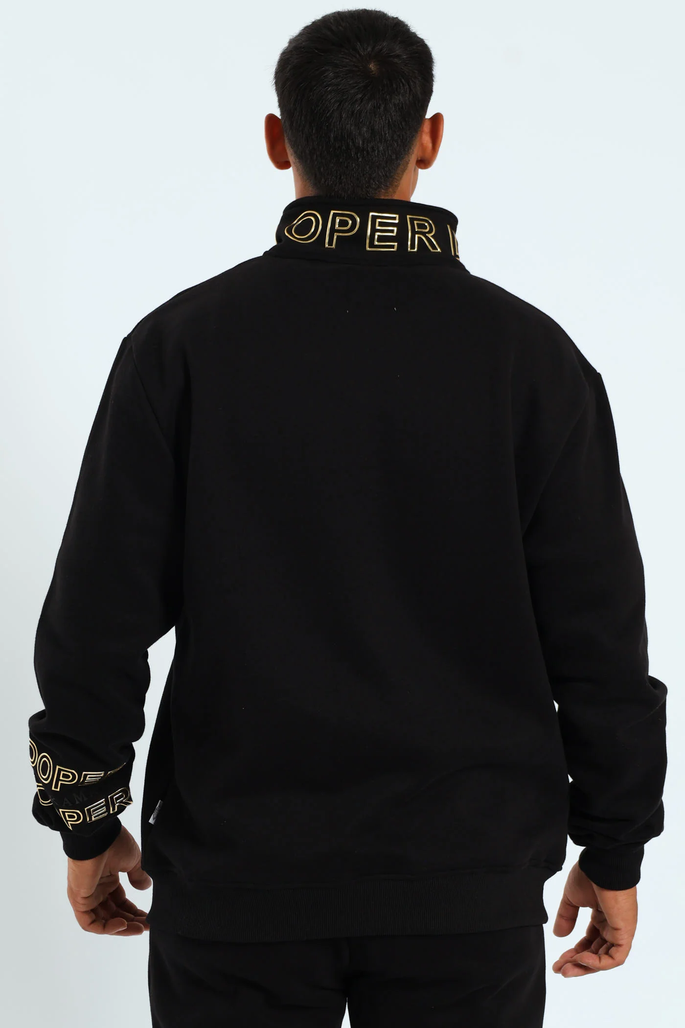 Nkosi Zip Through Fleece Jacket - Black - Image 3