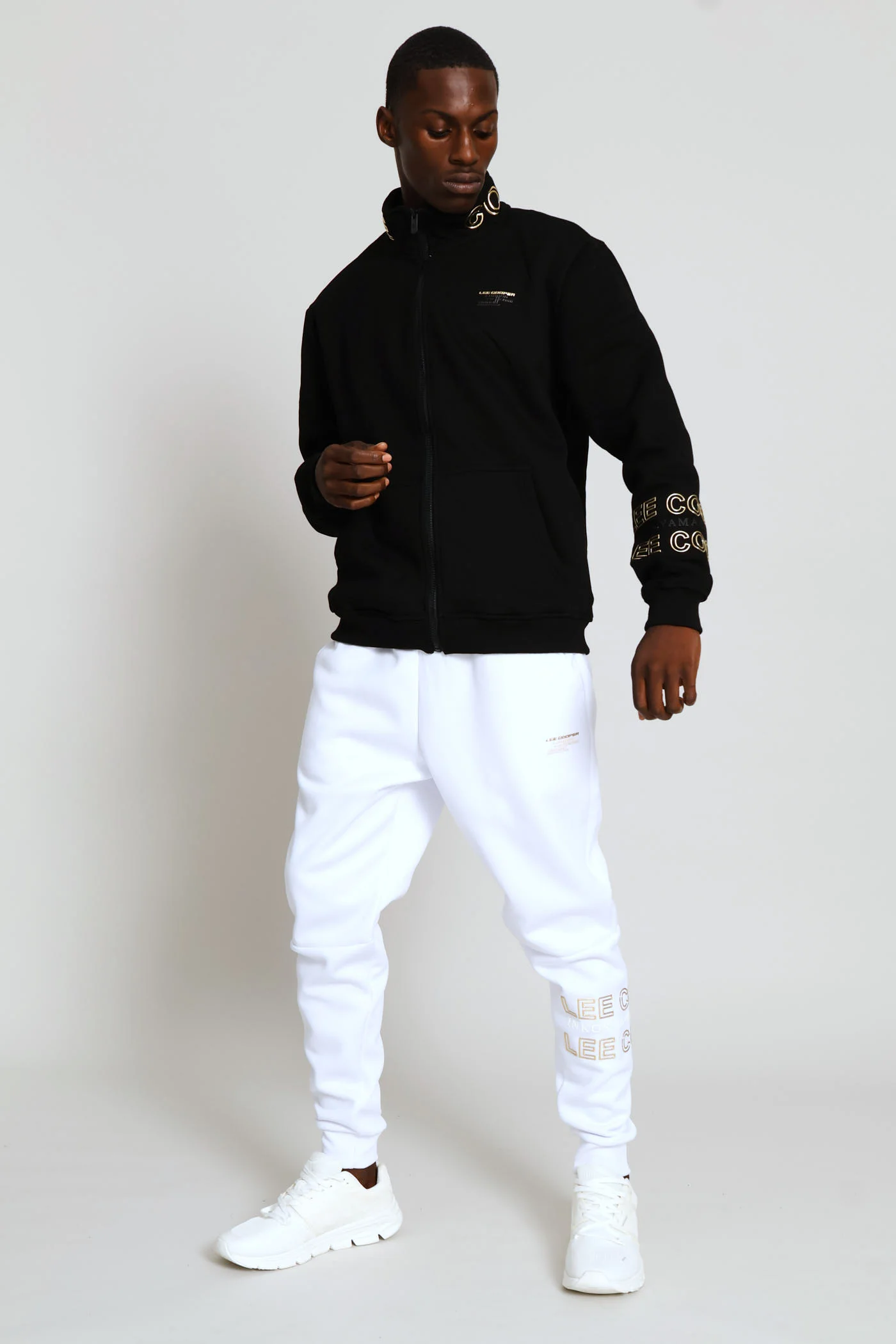 Nkosi Zip Through Top - Black - Image 6