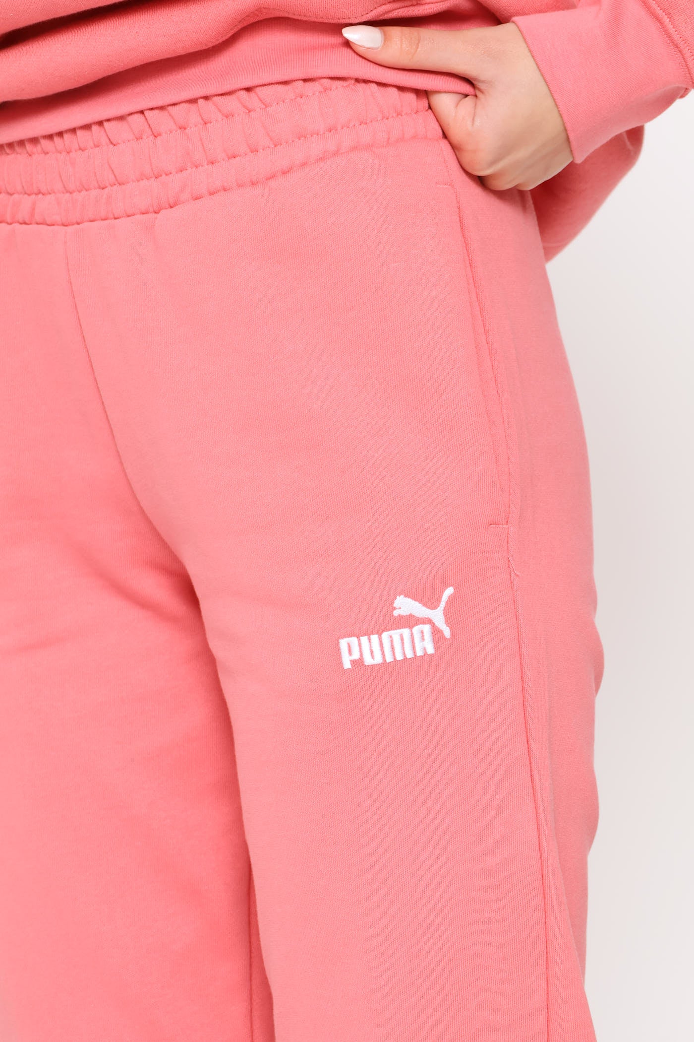 No 1 Small  Logo Sweatpants - Pink - Image 5