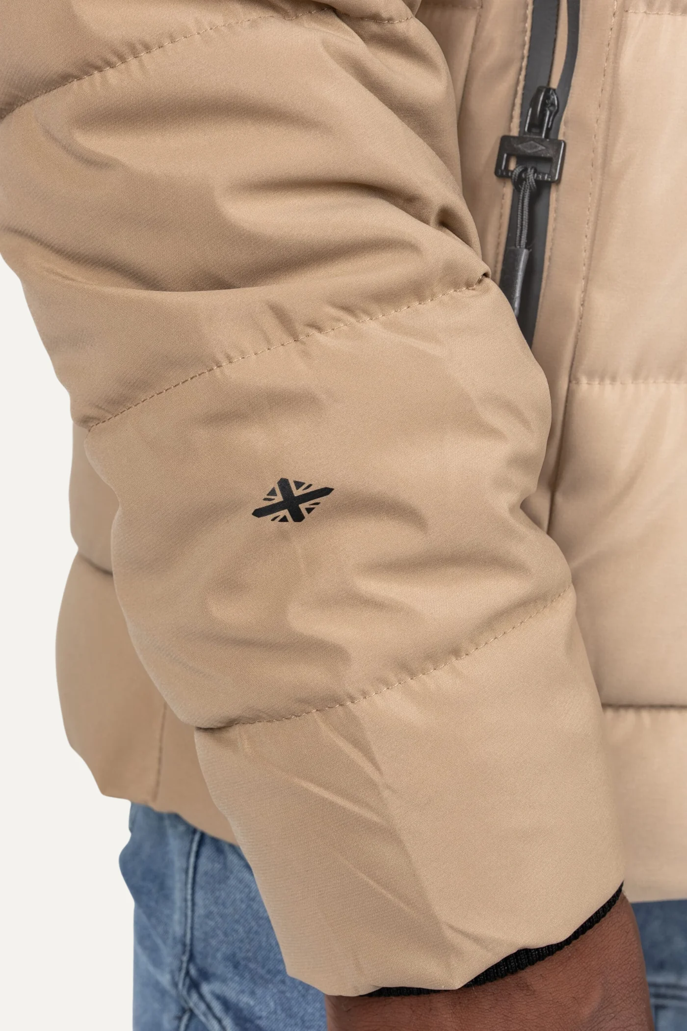 Noam Fur Lined Puffer Jacket - Khaki - Image 3