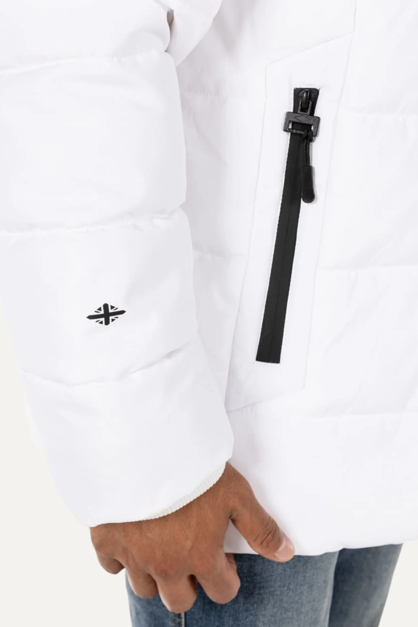 Noam Fur Lined Puffer Jacket - White - Image 3
