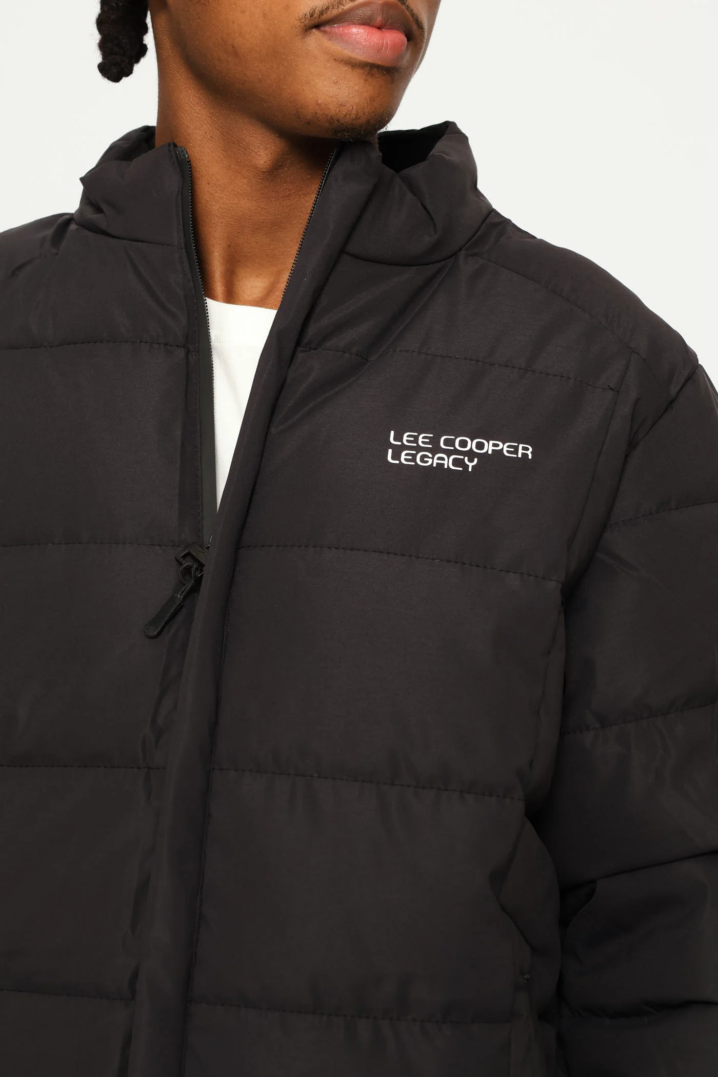 Noam Fur Lined Puffer Jacket - Black - Image 3