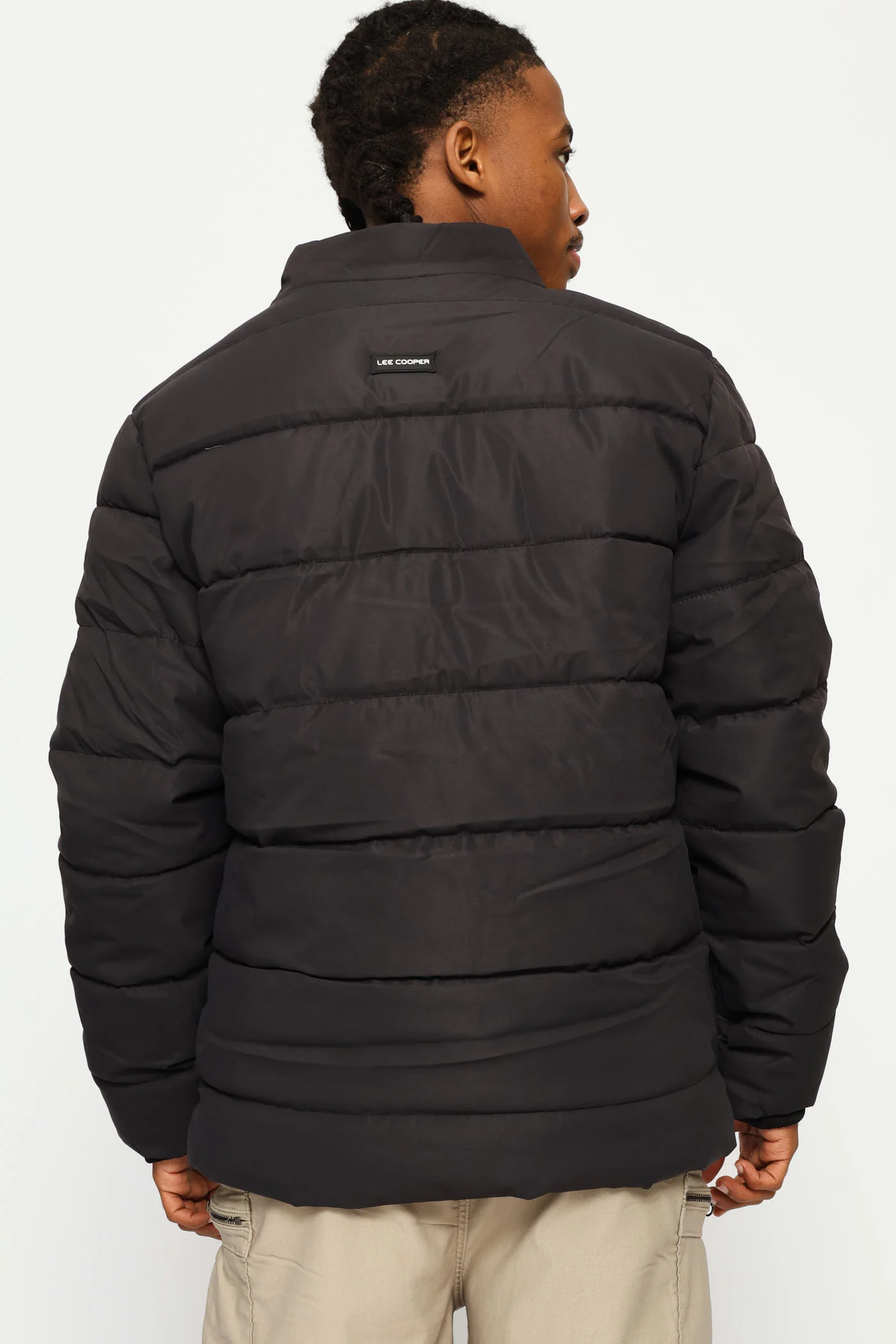 Noam Fur Lined Puffer Jacket - Black - Image 5