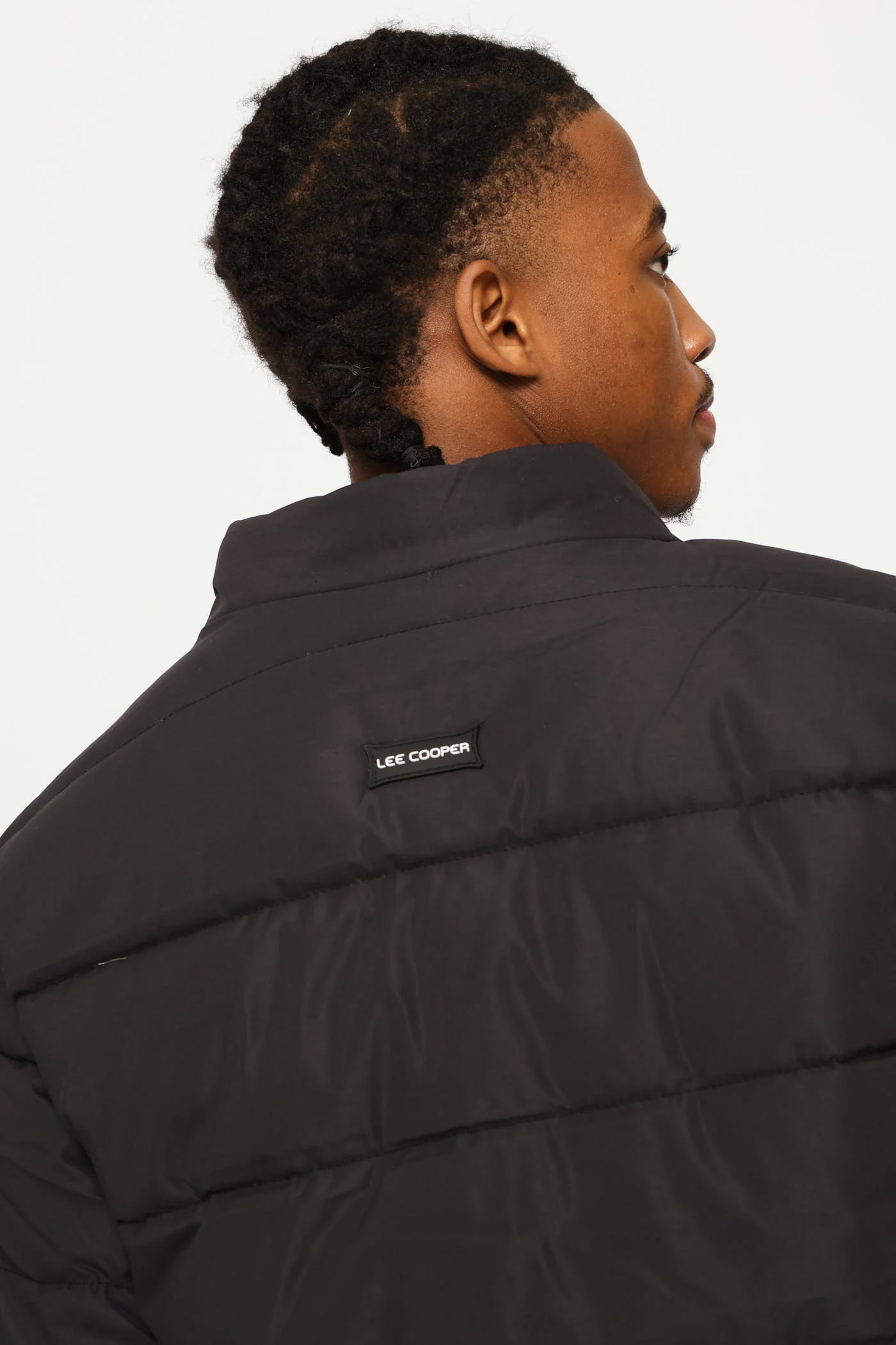 Noam Fur Lined Puffer Jacket - Black - Image 6