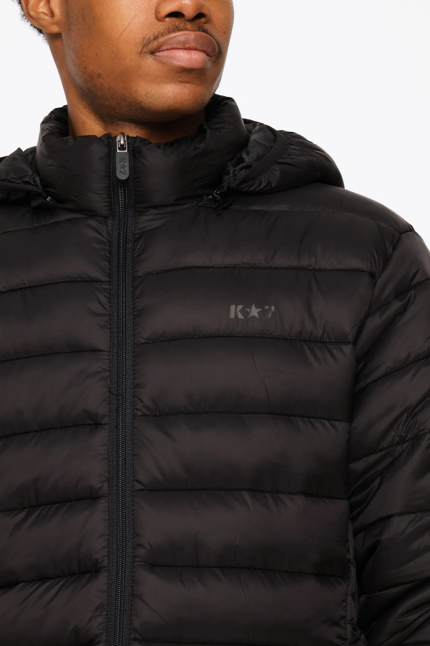 Norman Puffer Jacket - Black - Image 2