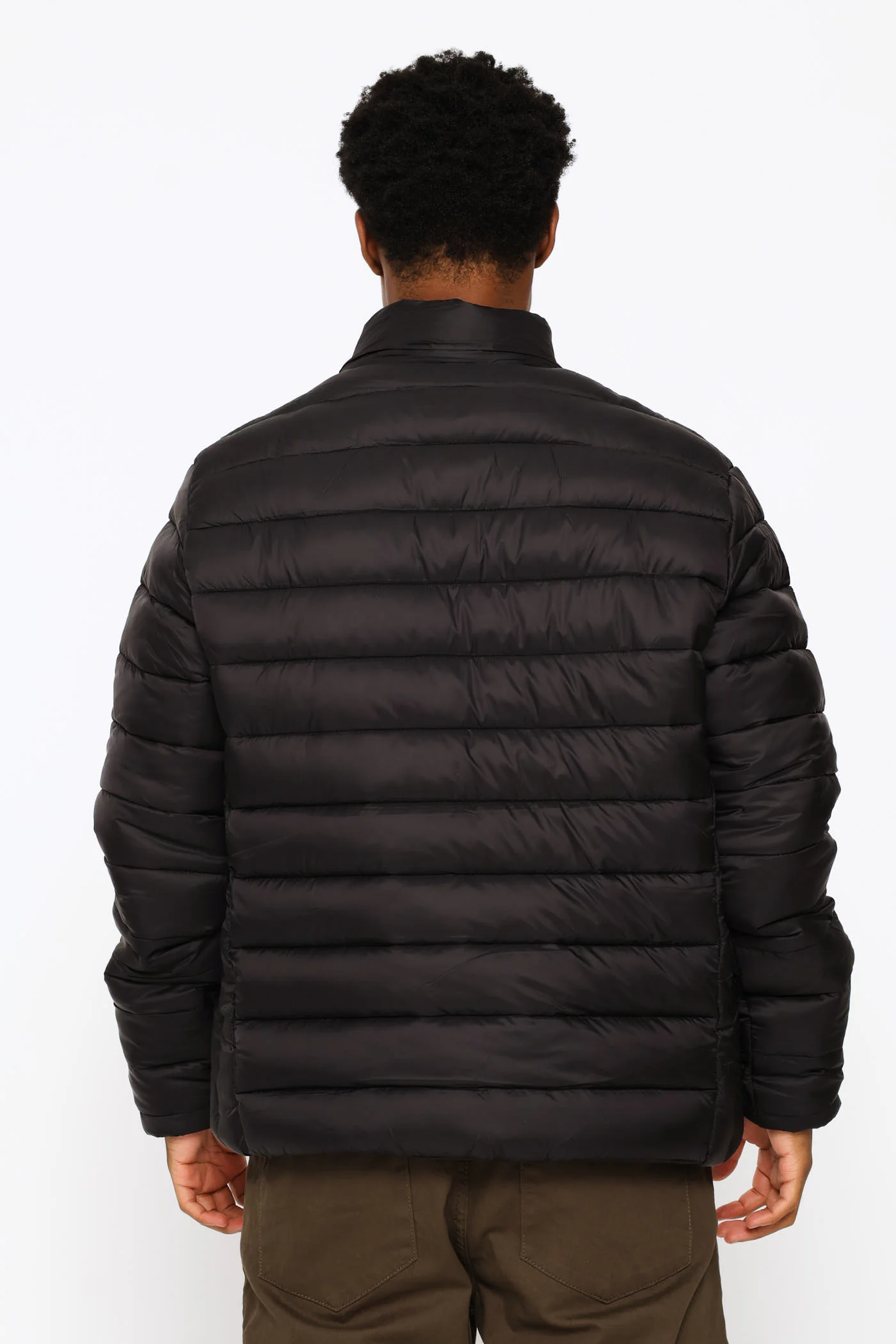 Norman Puffer Jacket - Black - Image 4