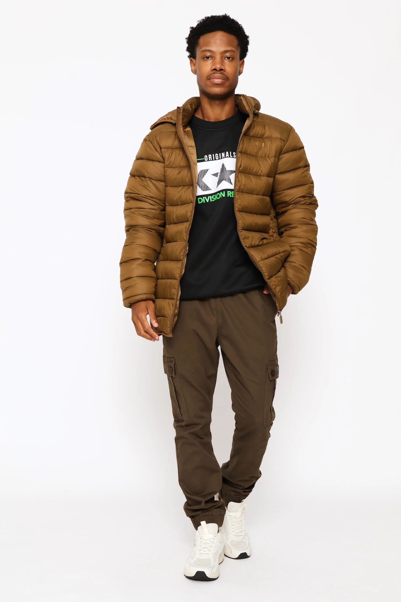 Norman Puffer Jacket - Tobacco - Image 5