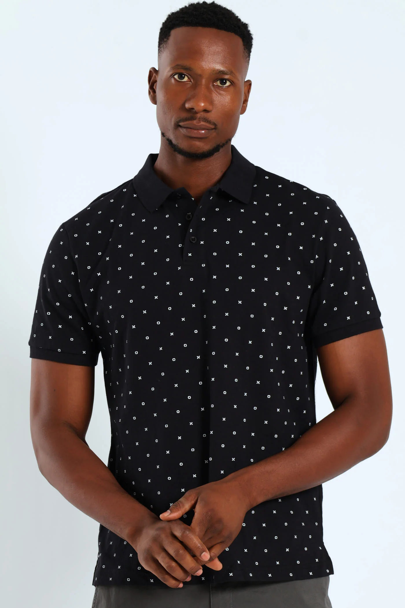Noughts & Crosses Print Golfer - Black - Image 5