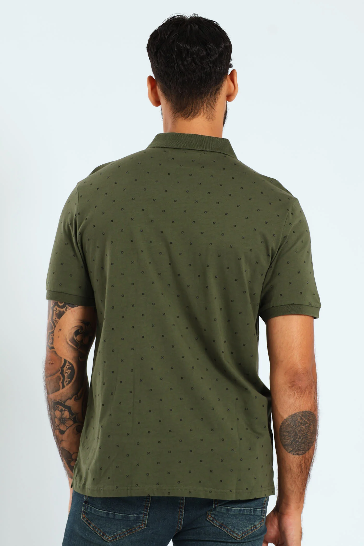 Noughts & Cross Print Golfer - Fatigue - Image 5