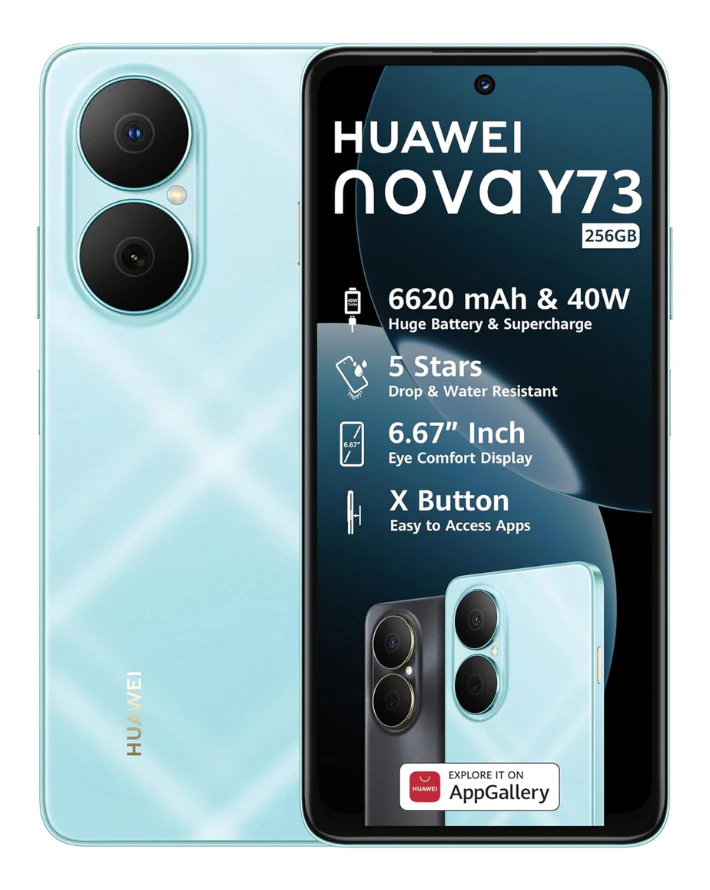 Nova Y73S Bundle Dual Sim Cellphone - Blue - Image 6