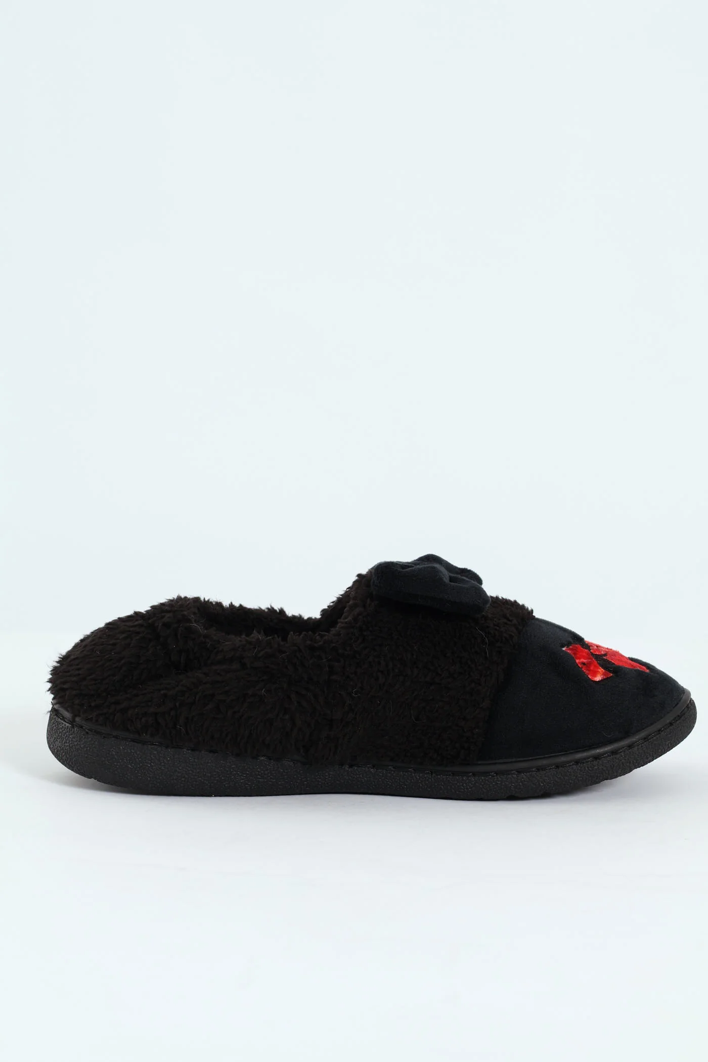Novelty Scotty Dog Full Closed Slipper - Black - Image 4