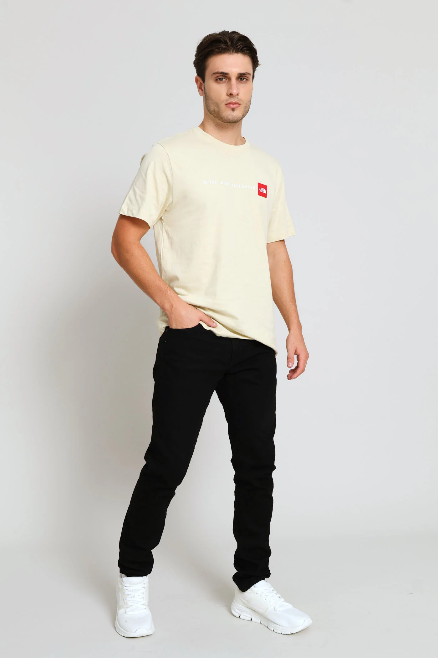 Nse Regular Tee - Cream - Image 6