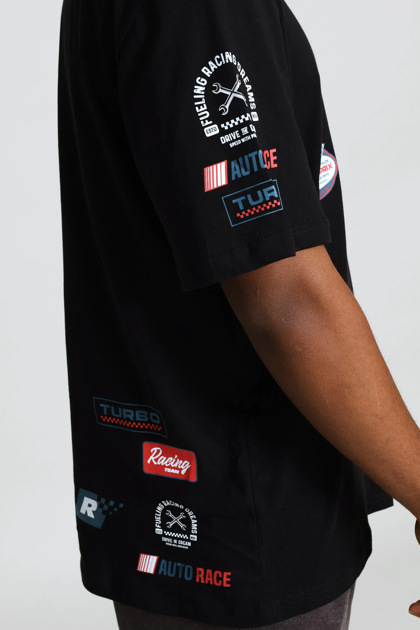 NY Print Tee - Black - Image 2