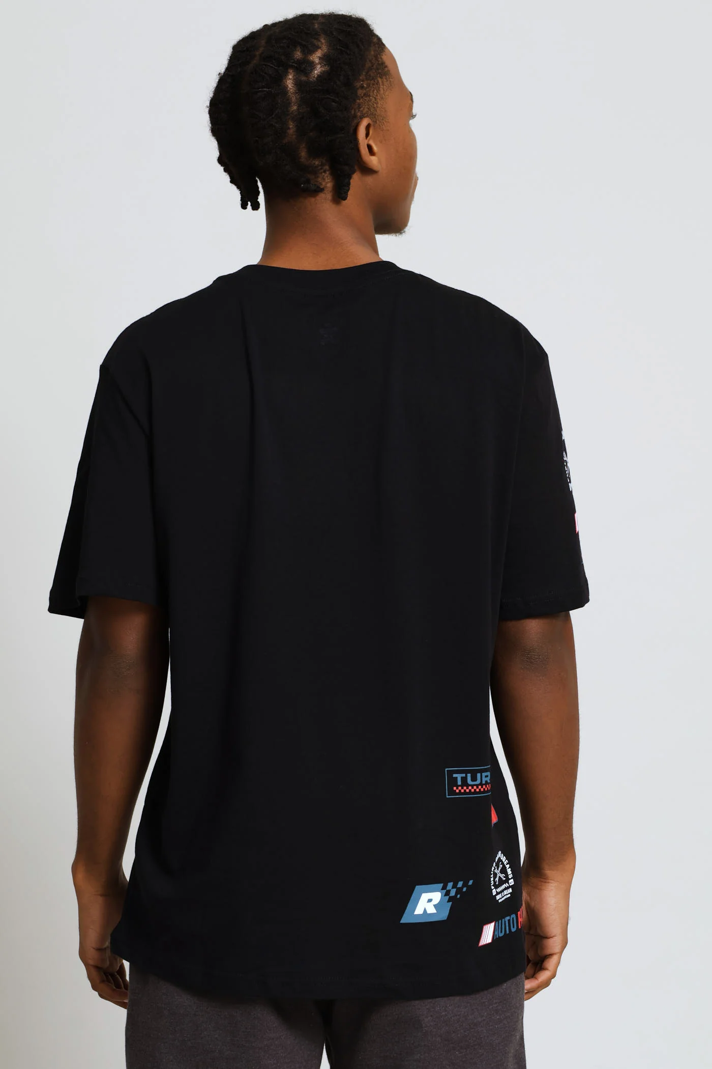 NY Print Tee - Black - Image 4