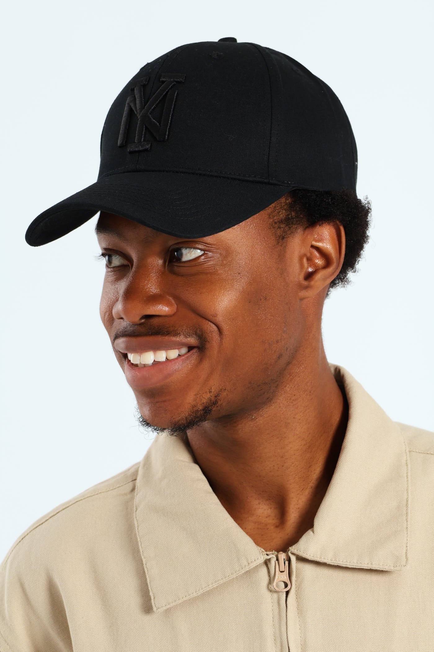 NY Tonal Embroidery Cap - Black - Image 2