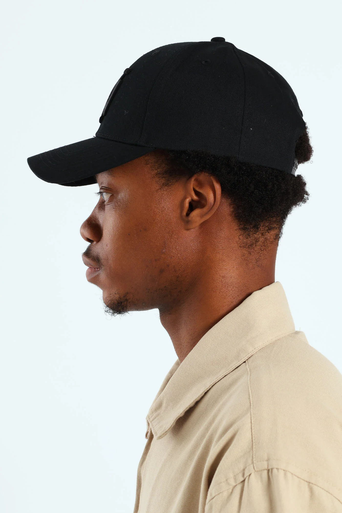NY Tonal Embroidery Cap - Black - Image 3