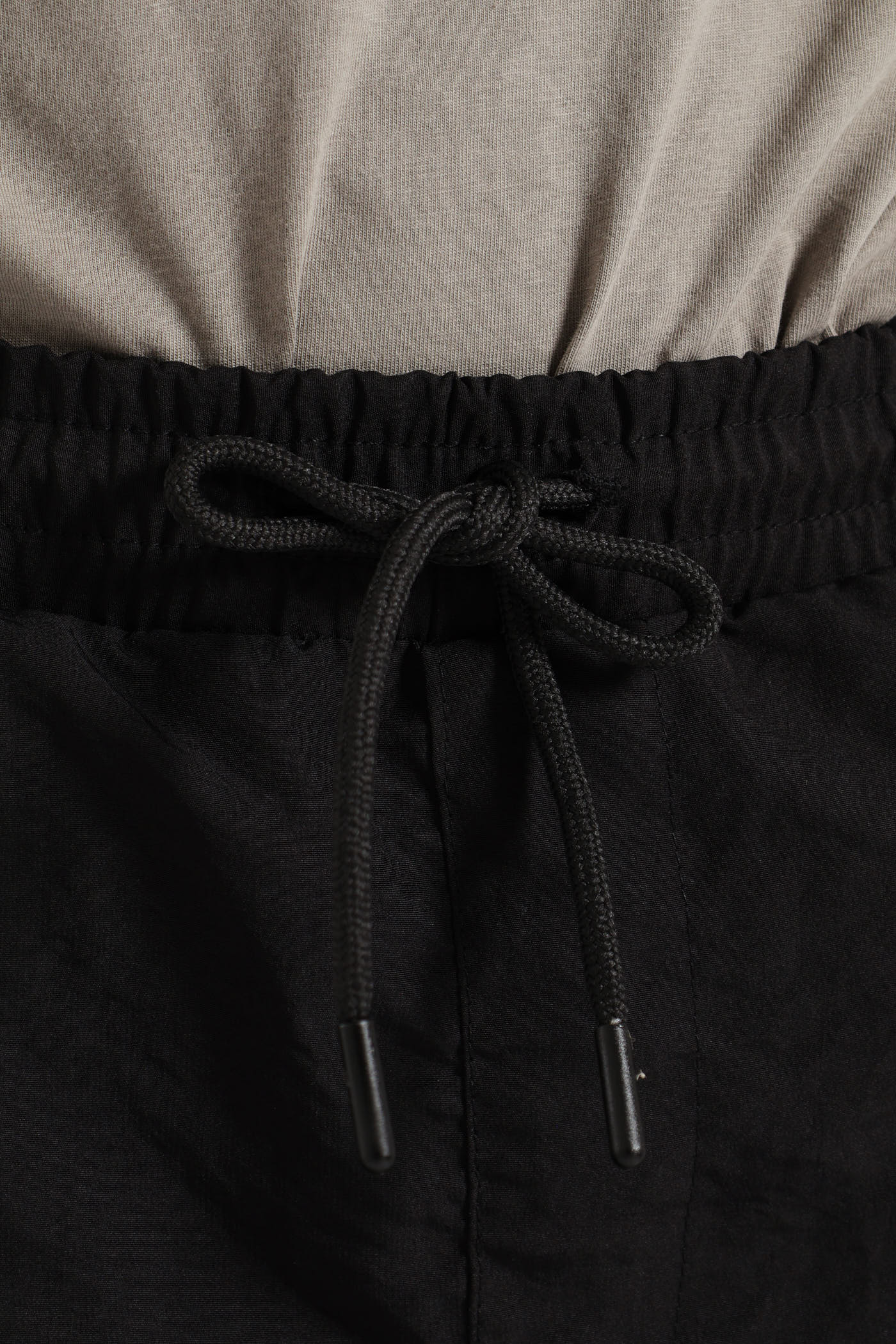 Nylon Cargo Pull On Short - Black - Image 4
