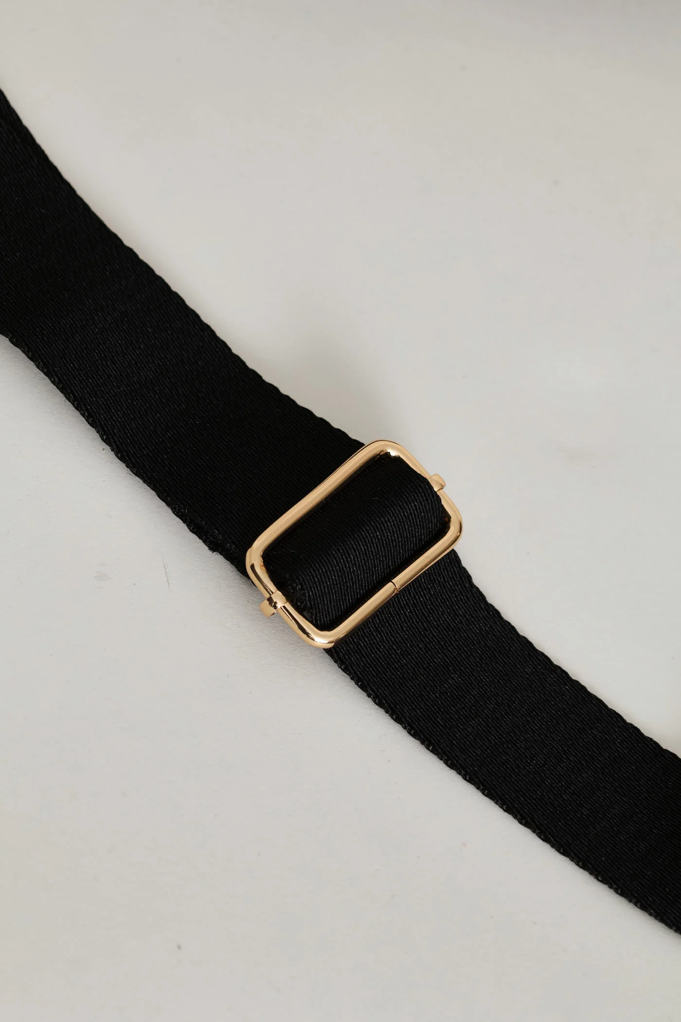 Nylon Gold Zip Camera Bag - Black - Image 5