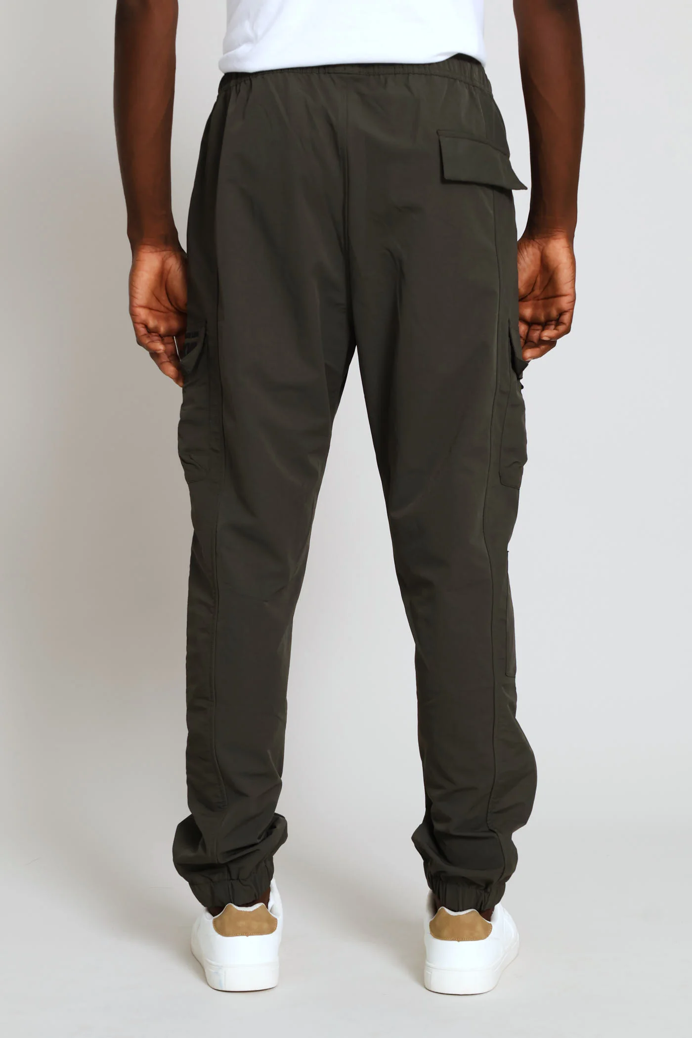 Nylon Hyb Jogger - Olive - Image 4