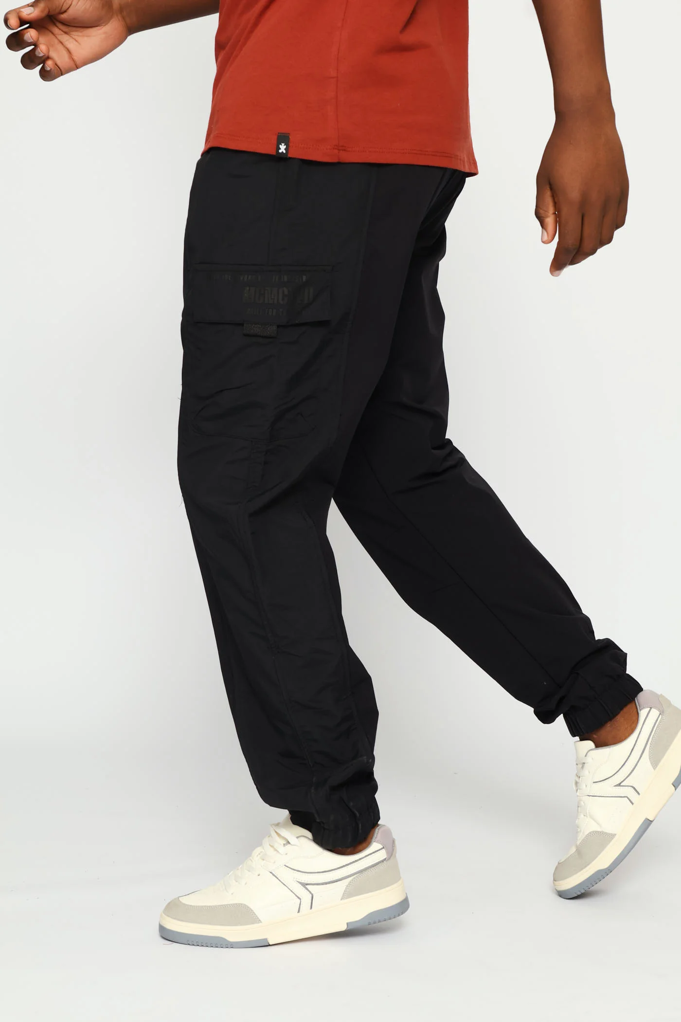 Nylon  Hybrid Fashion Jogger - Black - Image 2