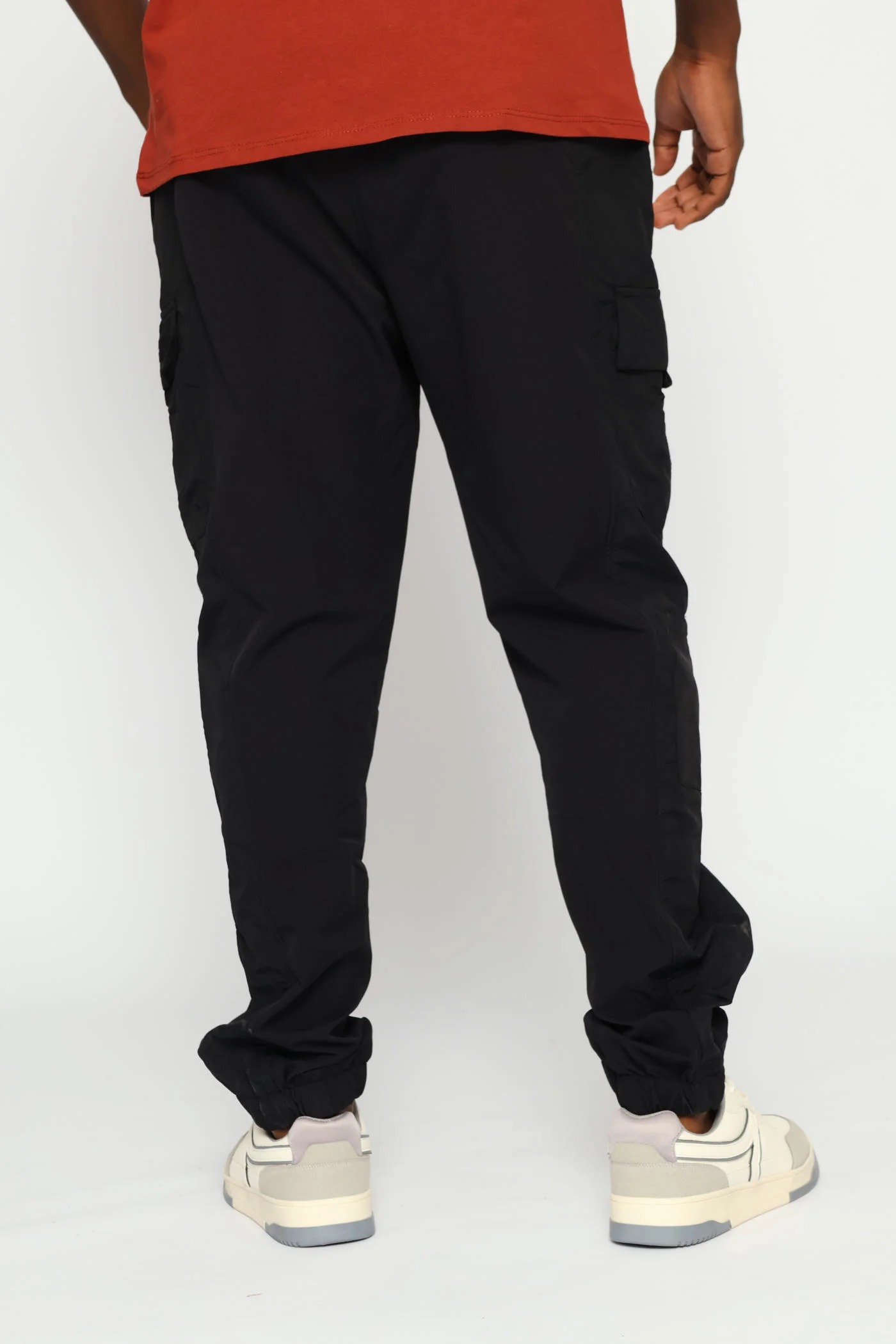 Nylon  Hybrid Fashion Jogger - Black - Image 4