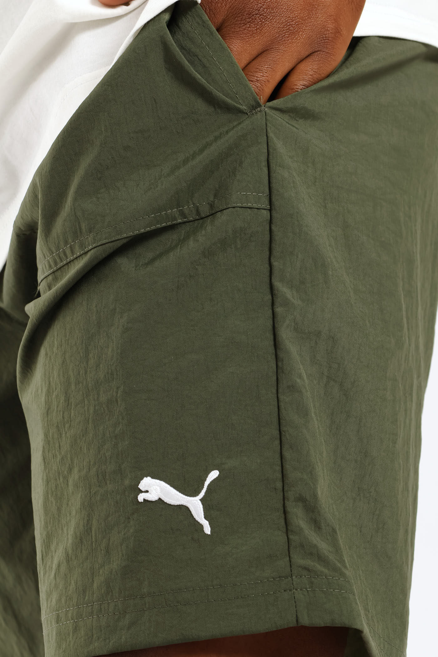 Nylon Shorts - Forest Green - Image 4