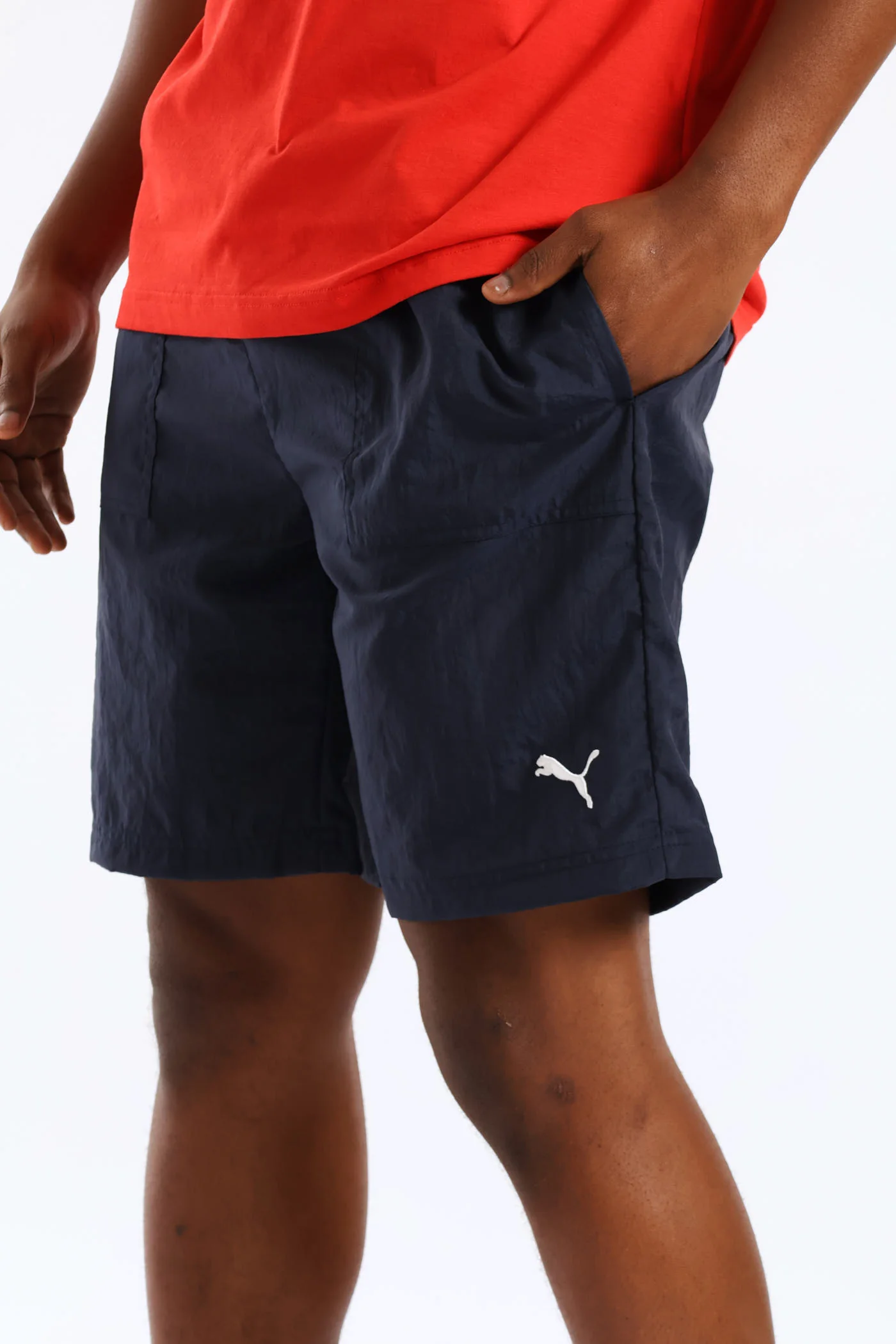 Nylon Shorts - Navy - Image 2
