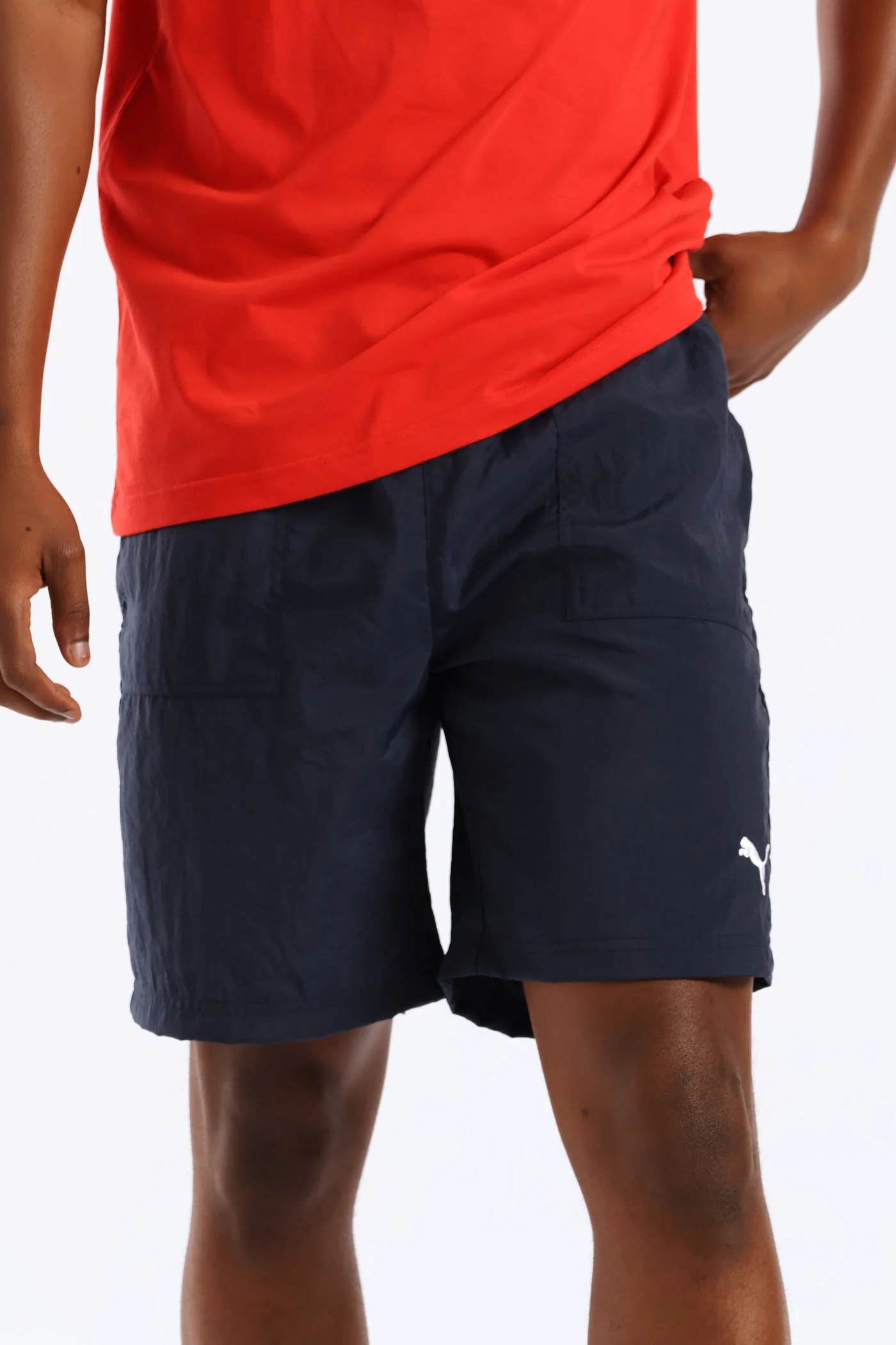 Nylon Shorts - Navy - Image 3