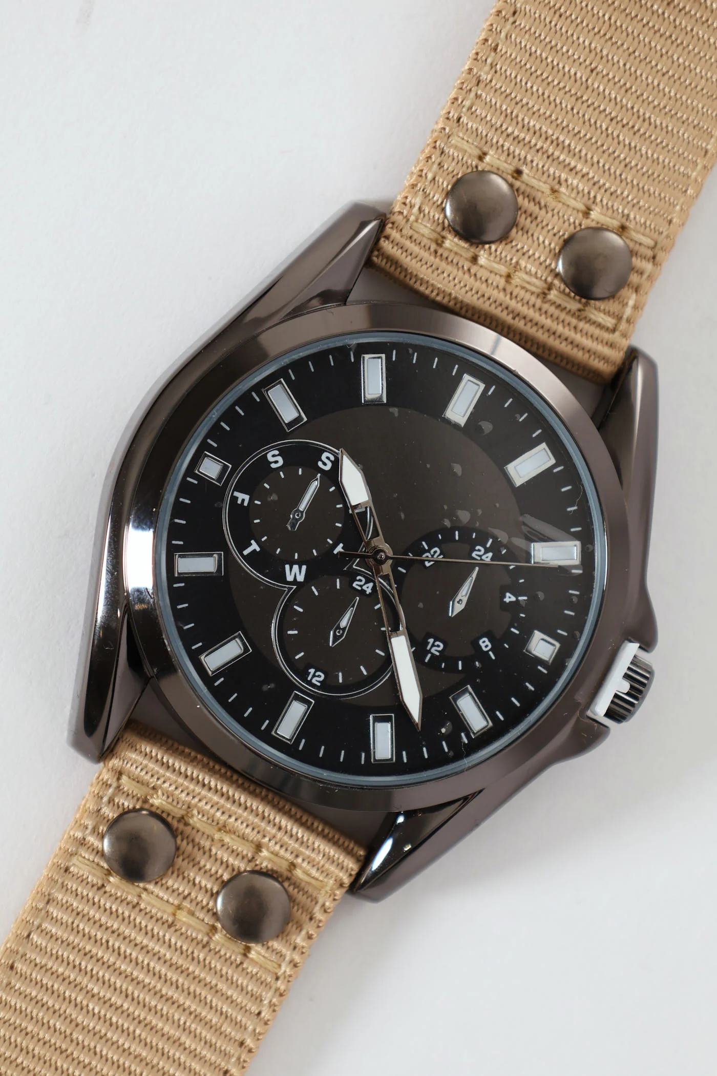 Nylon Watch - Beige - Image 2