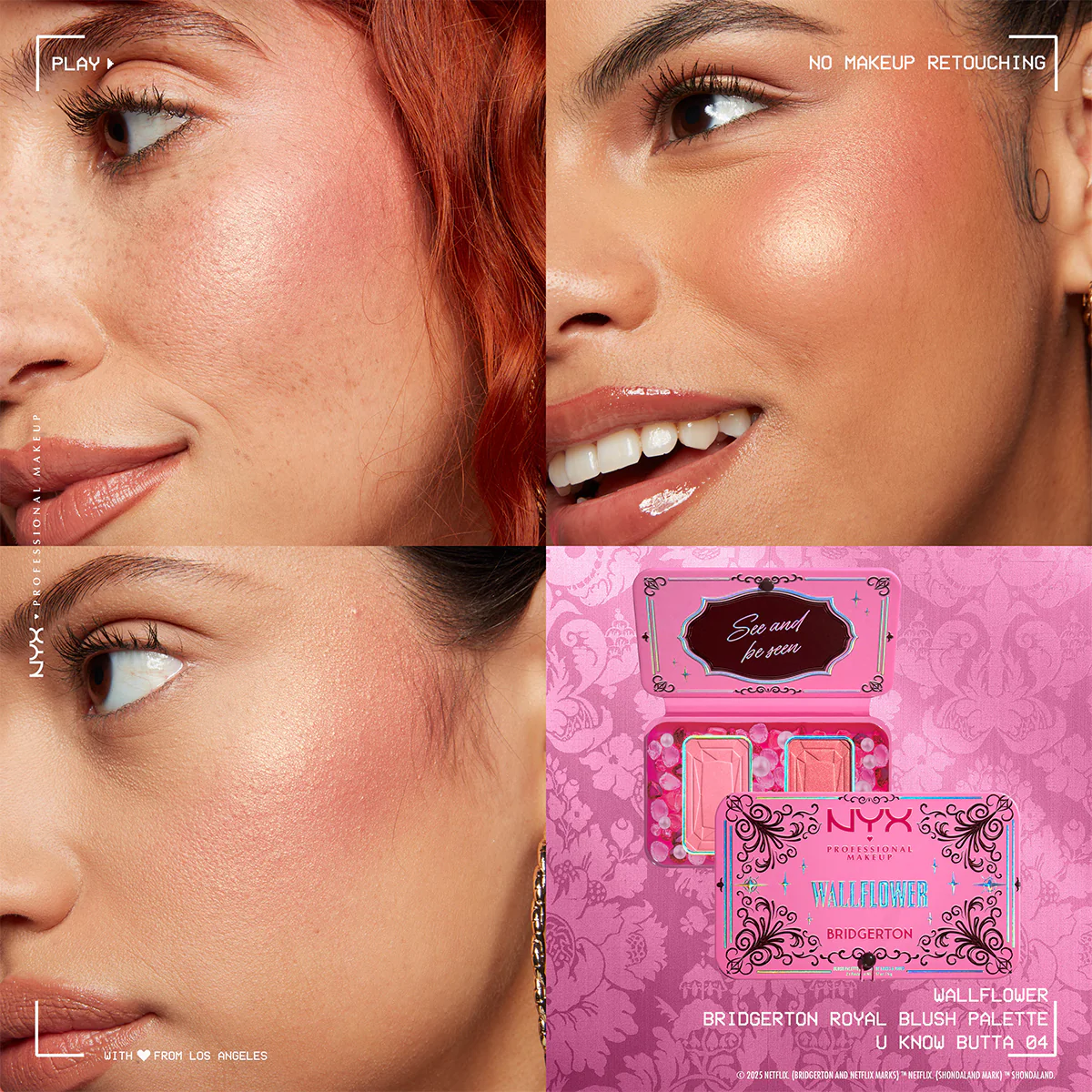 Nyx Bridgerton Flush  Blush Palette - Image 15