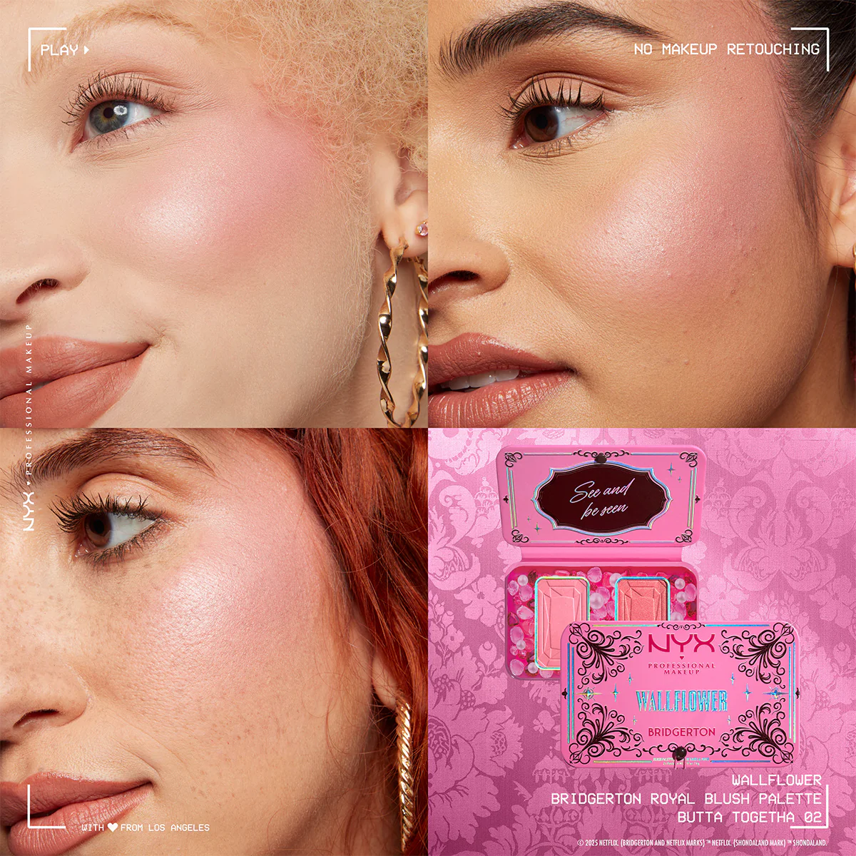 Nyx Bridgerton Flush  Blush Palette - Image 16