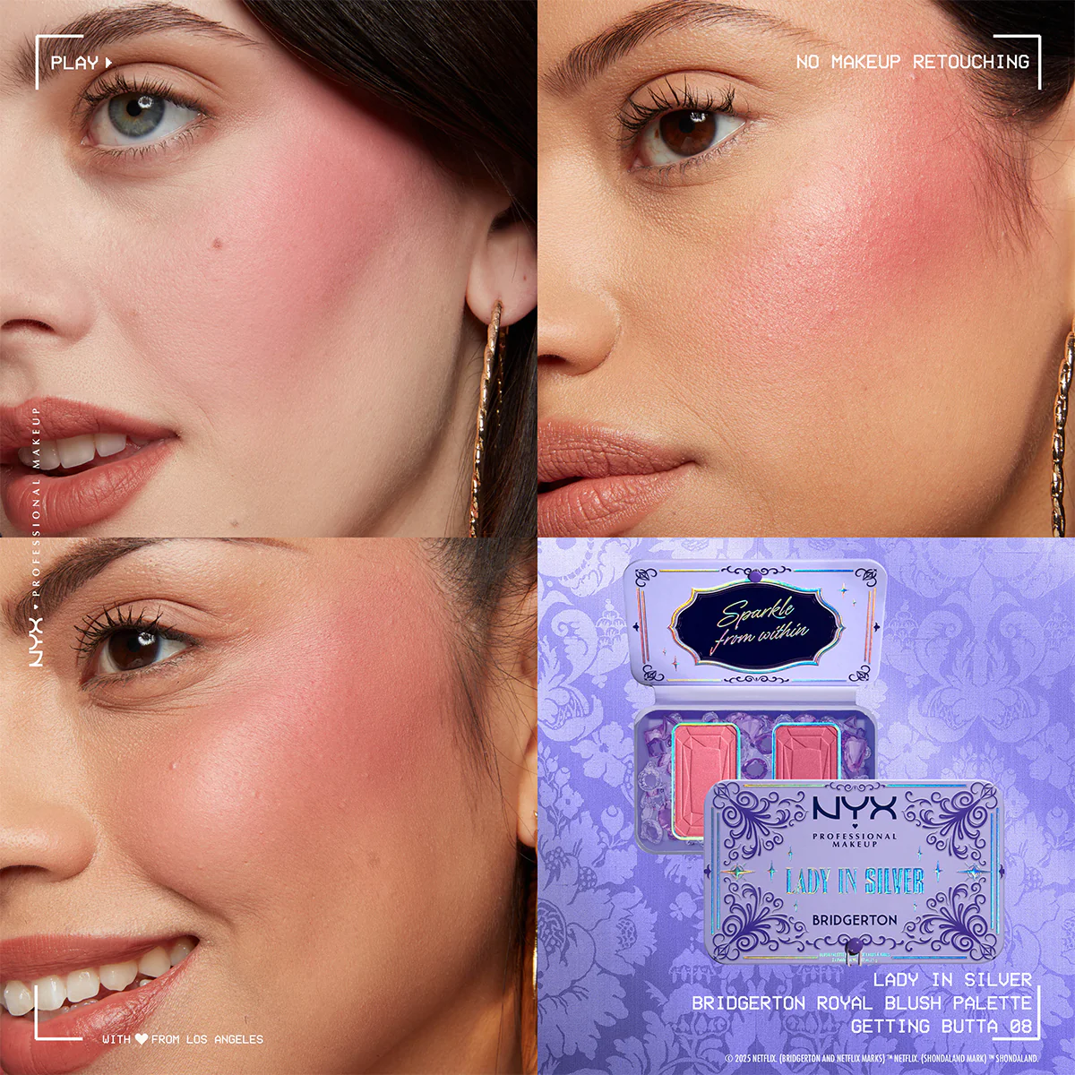 Nyx Bridgerton Flush  Blush Palette - Image 3