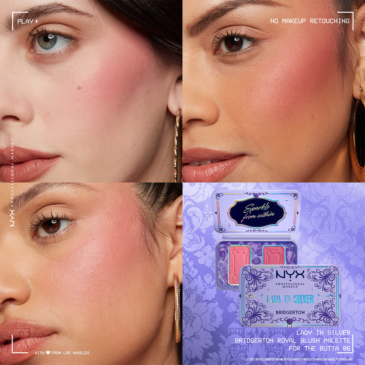 Nyx Bridgerton Flush  Blush Palette - Image 4