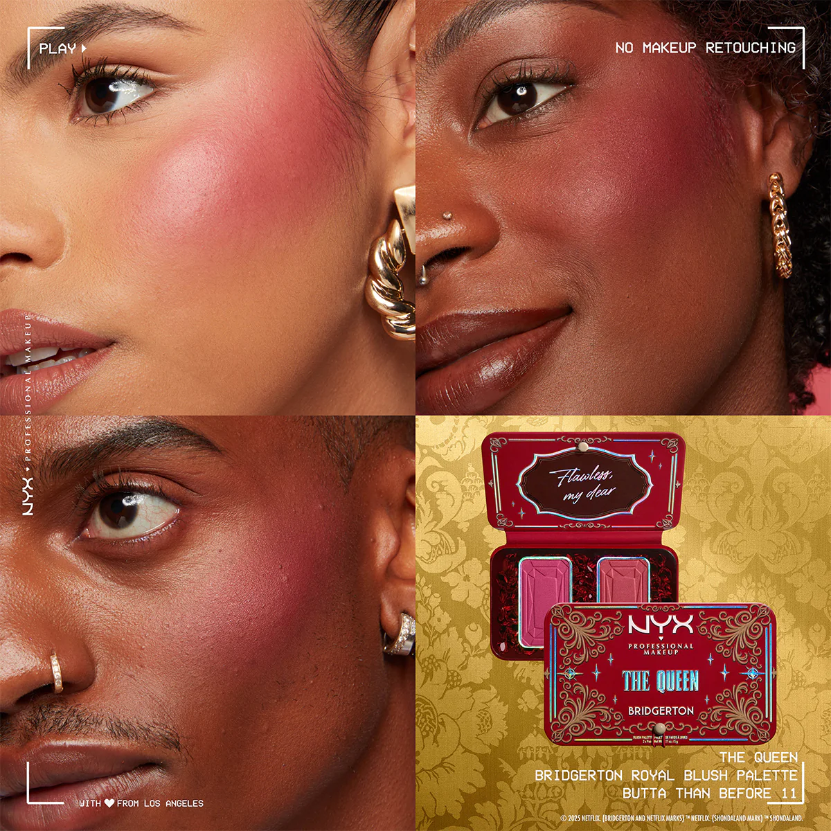Nyx Bridgerton Flush  Blush Palette - Image 9