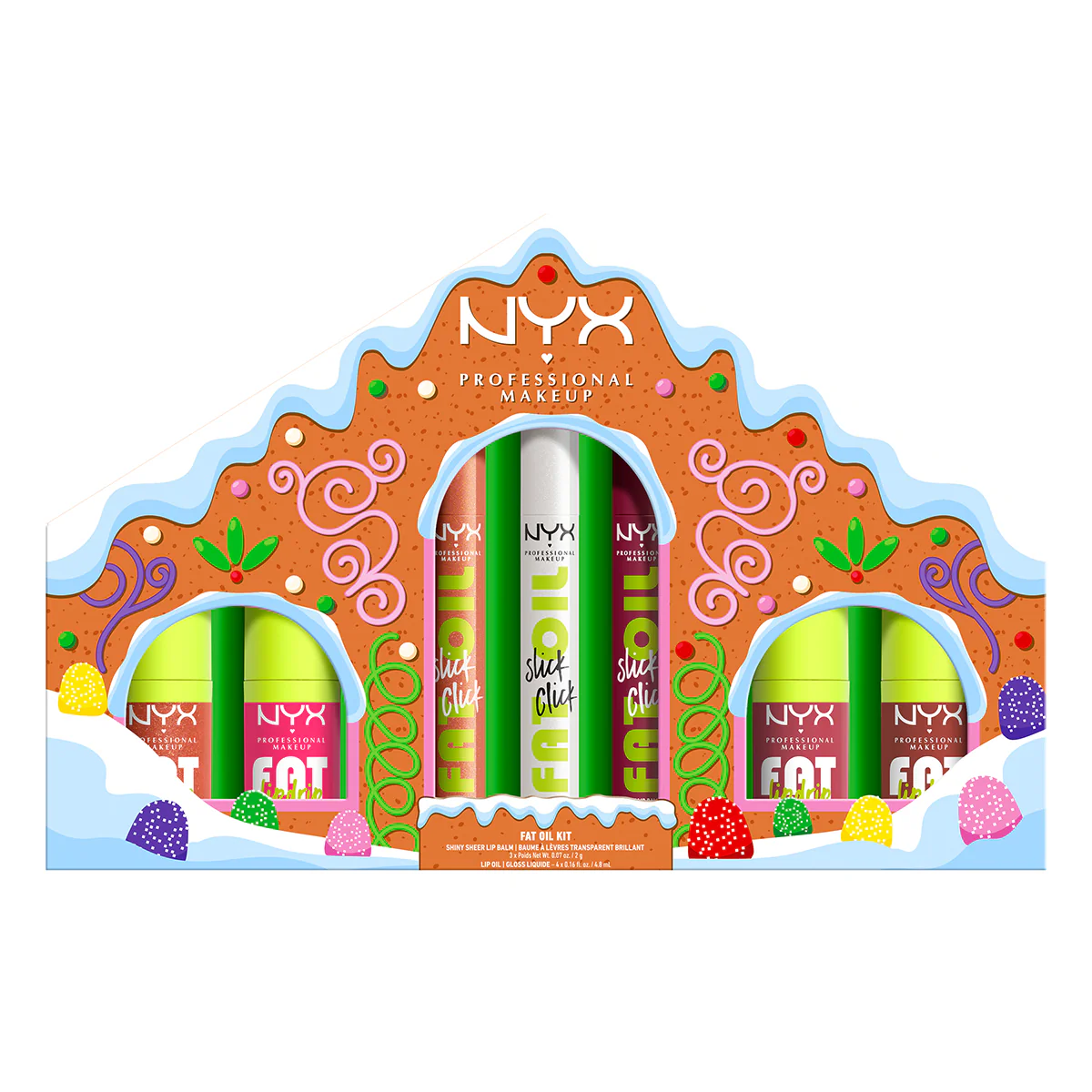 Holiday Fat Gingerbread House Lipgloss Set - Image 6