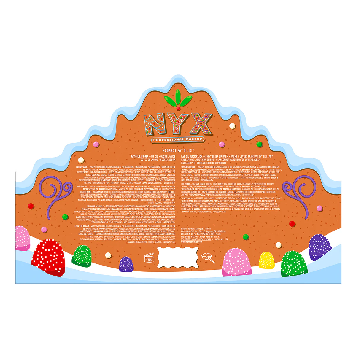 Holiday Fat Gingerbread House Lipgloss Set - Image 7