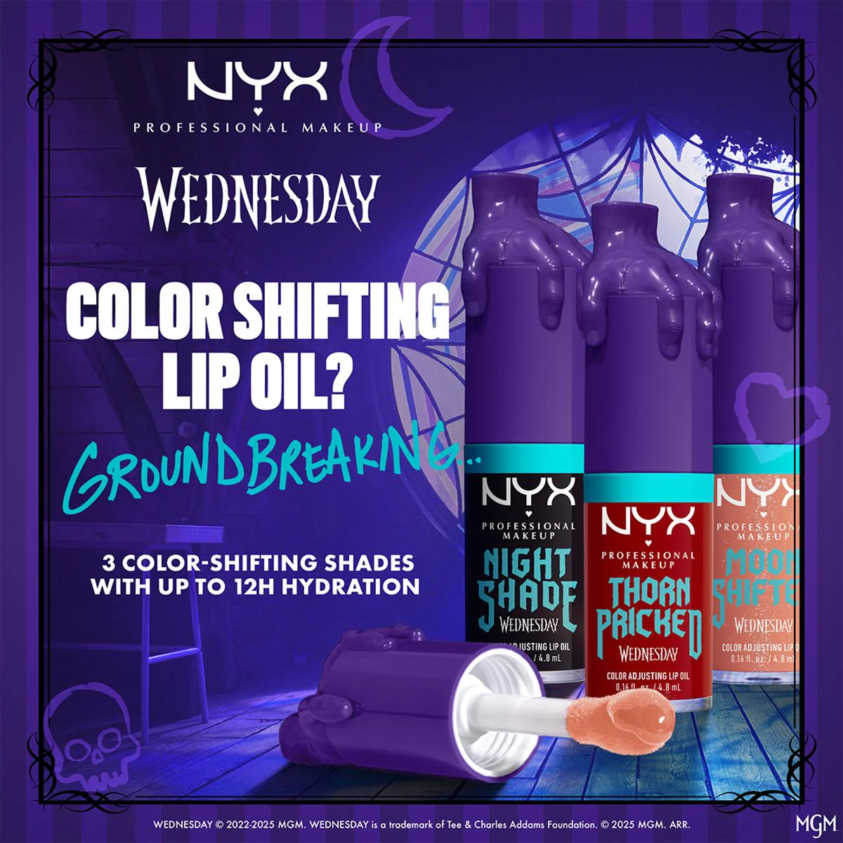 Wednesday Color-Shifting Lip Oil - Image 17