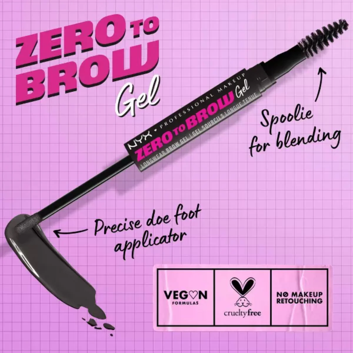 Zero To Brow Long-Wear Brow Gel - Image 16