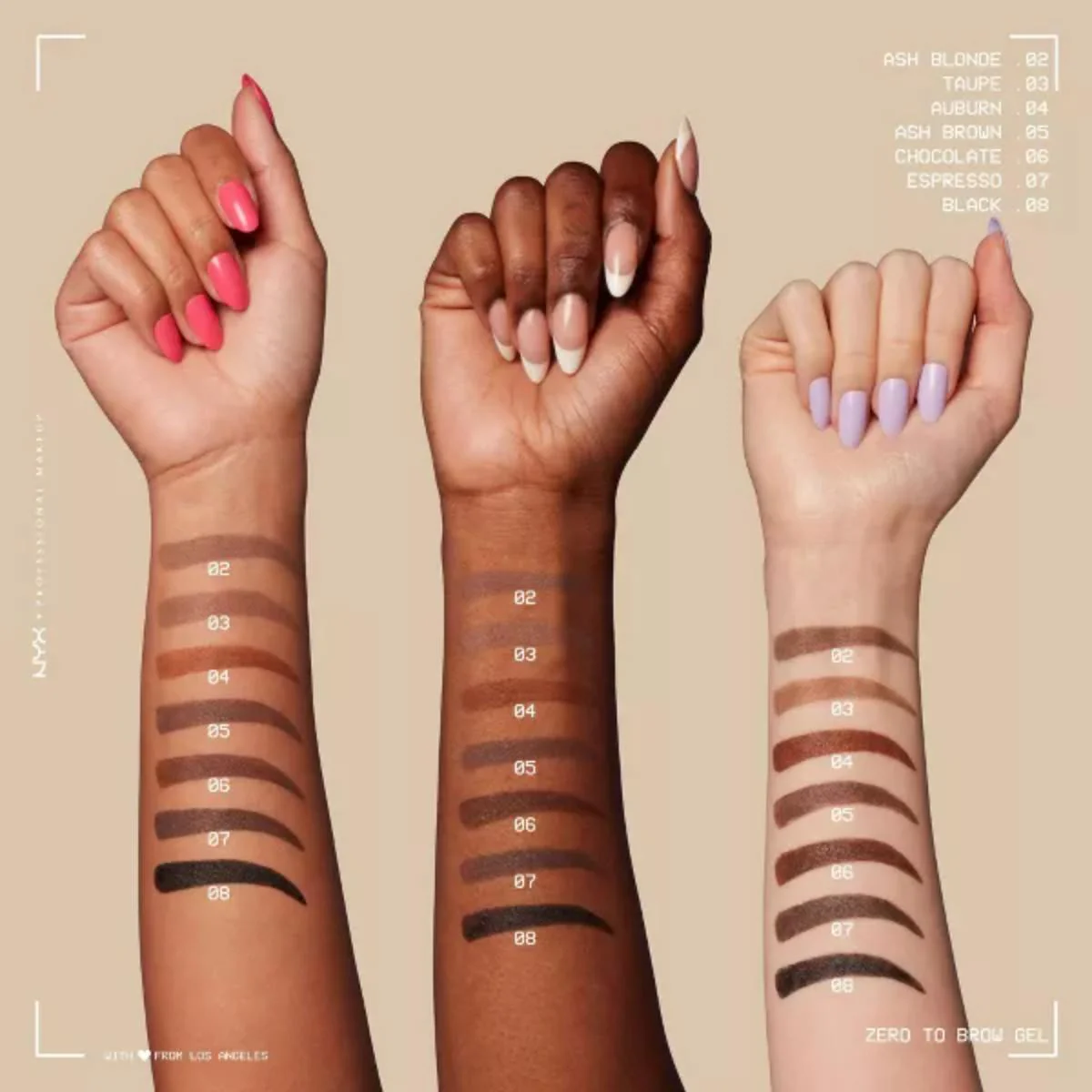 Zero To Brow Long-Wear Brow Gel - Image 17