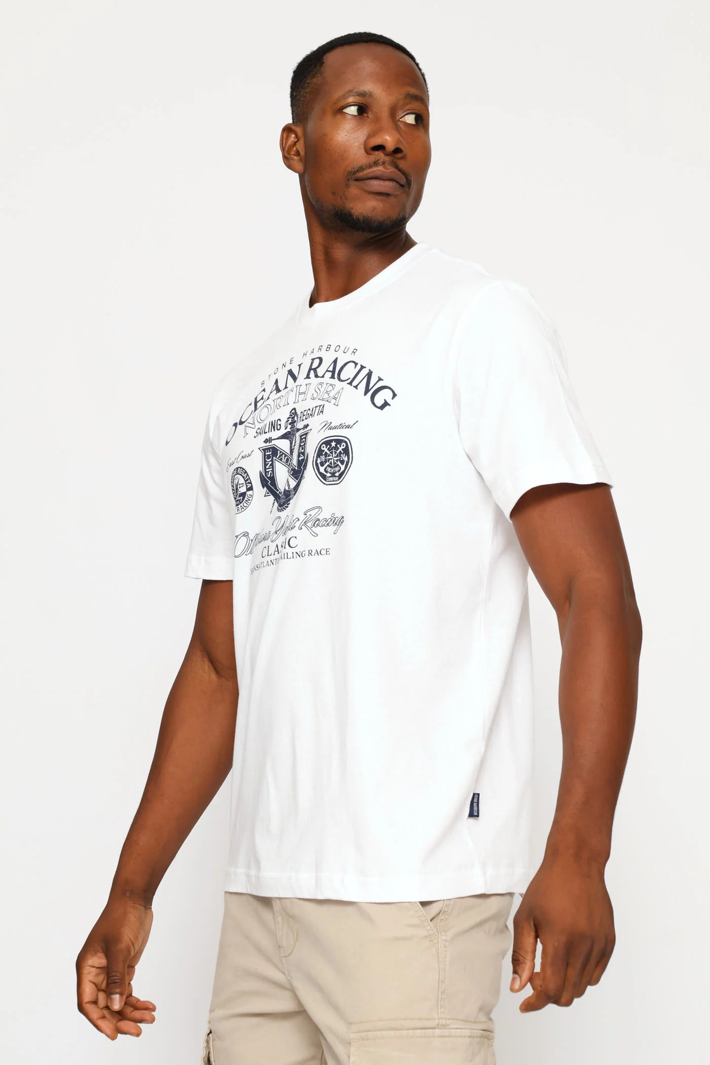 Ocean Racing Tee - White - Image 2