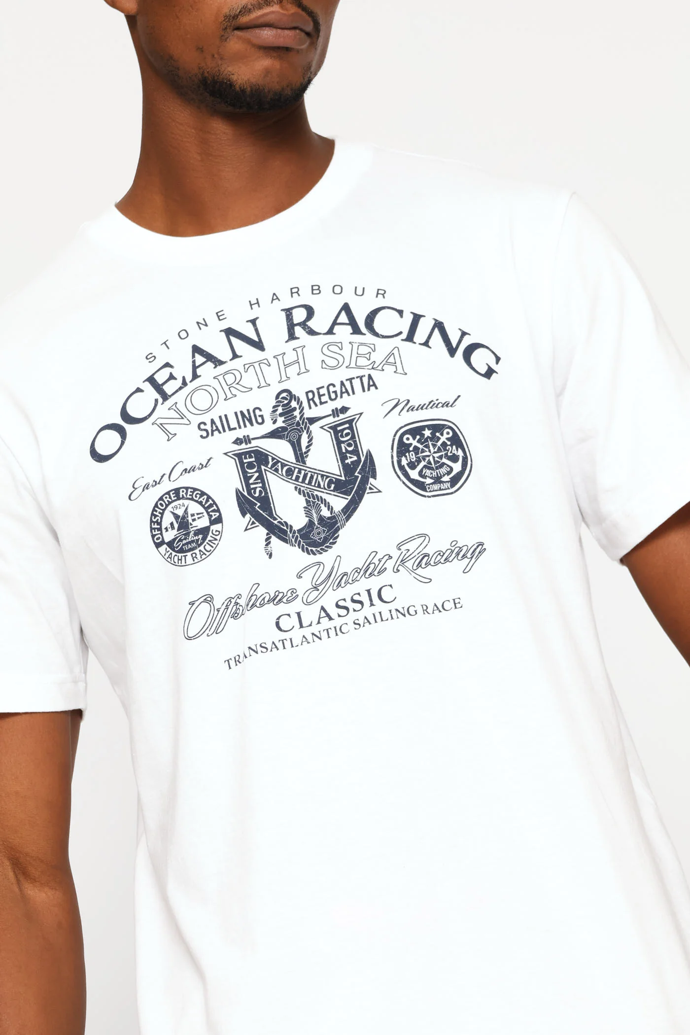 Ocean Racing Tee - White - Image 3
