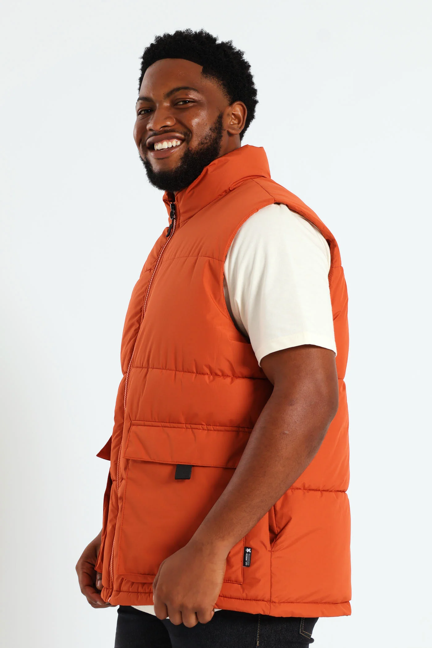 Gillet Puffer - Ochre - Image 5